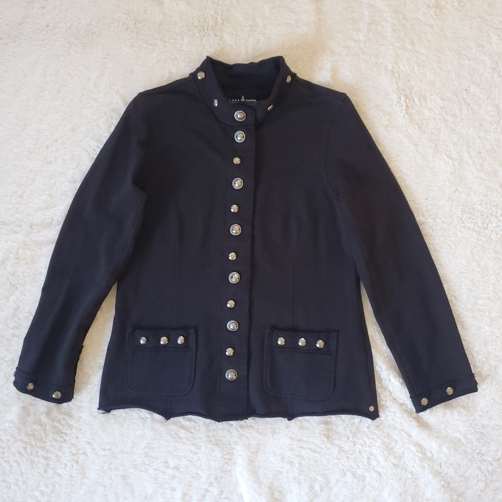 NEON BUDDHA Black Jacket. Size Medium.